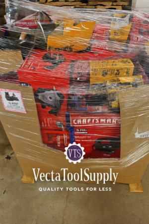 Vecta Tool Supply Raw Untested Mixed Tool Liquidation Pallet Lot 080126 Shipping Nationwide