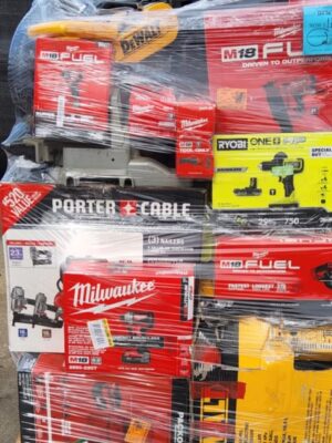 Mixed Tool Pallet Lot 040126 - AS-IS Untested Customer Returns - Wholesale Tool Liquidation USA