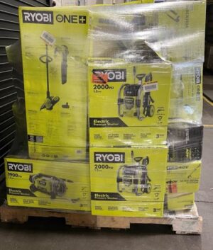 Ryobi pressure washer pallet Lot 091913 customer returns wholesale